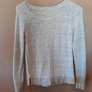 Old Navy Blue Knit Long Sleeve Top